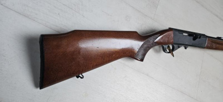 Semiautomatica Anschutz calibre 22 con muy poco uso.
Muy precisa, desmontable 
Se vende con 2 cargadores 01