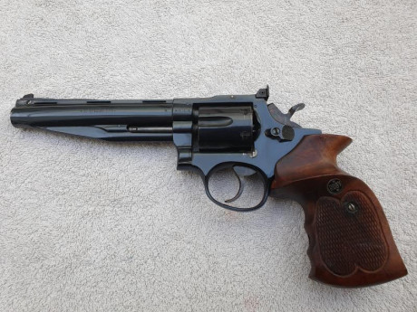 Se vende revolver ruby extra en calibre 38 special.Guiado en F.Esta en buen estado y dispara muy bien,tiene 12