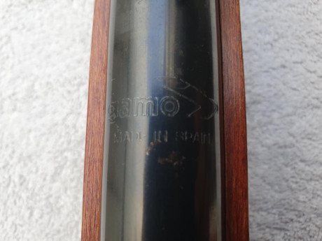 Se vende gamo expo 2000 en calibre 4,5mm.esta en buen estado y funciona perfectamente.pavonado y maderas 20