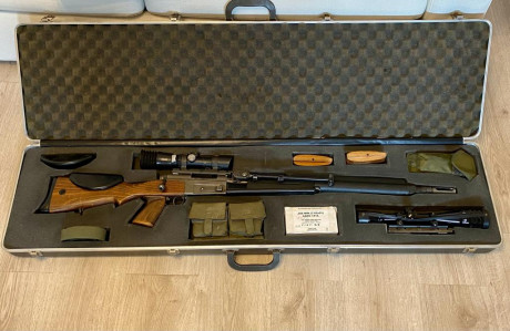 Hola, como tenia que buscar una mira telescopica para vender he tenido que sacar algunos rifles que molestaban! 150