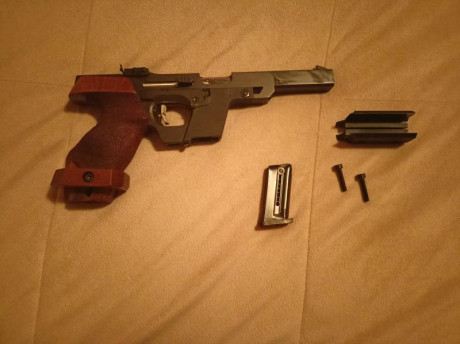 Vendo Walther GSP 22 Lr, Diestro.
Está en perfecto estado, la he utilizado para subir a 2ª categoria y 01