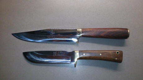 Saludos, 

Por compartir de vez en cuando alguna cosa, os cuelgo imágenes de un cuchillo gaucho (facón, 90