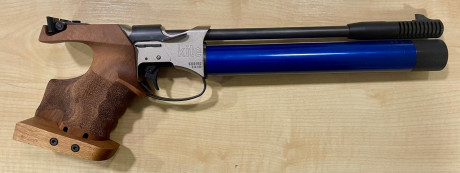 Vendo Benelli Kite, pistola de PCP, para competición con cacha NIL, cañon MATCH...
La pistola esta nueva, 02