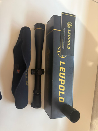 Vendo visor LEUPOLD 3i 6,5-20x40 mm. 
Perfecto estado, como nuevo. Con protectores. Parasol y Funda originales.
Esta 01