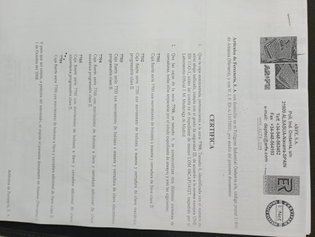 Buenas tardes, un amigo vende un Armero grado tres, como ya sabéis han cambiado la reglamentación y este 00