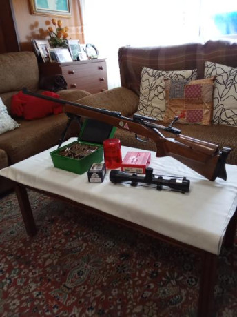 saludos:pongo en venta rifle CZ 537 SPORT c. 308 rifle de origen de competicion con soportes originales 01