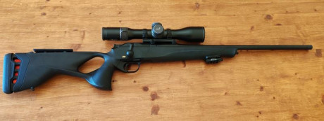 Rifle Blaser  R8 Ultimate  calibre  8,5x55 Blaser .
Impecable estado. Como NUEVO. Sin marcas. 
Gran calibre: 30