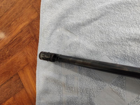 En buen estado, disparando balun de 0,48 g a +_ 180 m/s, unos 7.76 julios.

Tene marcas de uso leves en 31