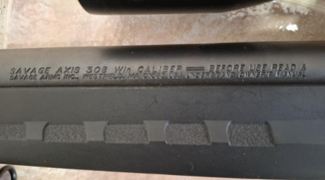 Vendo, por no usar, rifle SAVAGE AXIS calibre 308, con visor BUSHNELL ENGINE 3-12*56, Reticula  Iluminada.
El 01