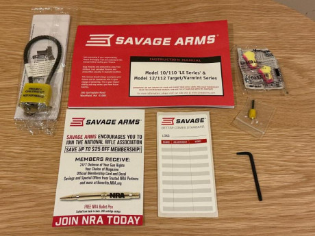 VENDIDO - rifle SAVAGE 110 SCOUT en calibre 308 Winchester, en estado de estreno, se ha realizado 10 tiros 61