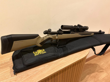 VENDIDO - rifle SAVAGE 110 SCOUT en calibre 308 Winchester, en estado de estreno, se ha realizado 10 tiros 70