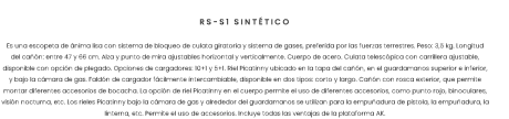 Shotgun by Armsan, Model : RS-S1 IPSC 47cm, Caliber : 12/76
tiene algunas cosas que trae la Molot VEPR 10
