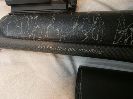 Rifle christensen ridgeline 300wm cañón 26" 5R en carbono, gatillo triggertech diamond, freno revo 00