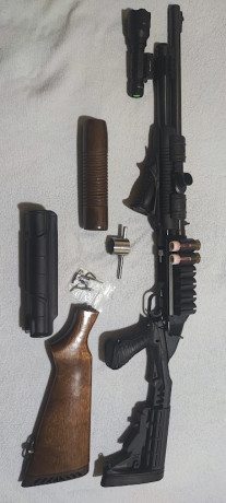 Buenos días. Pongo en venta una escopeta Mossberg modelo 500 ATP (TACTICAL POLICE). Es una variante de 11