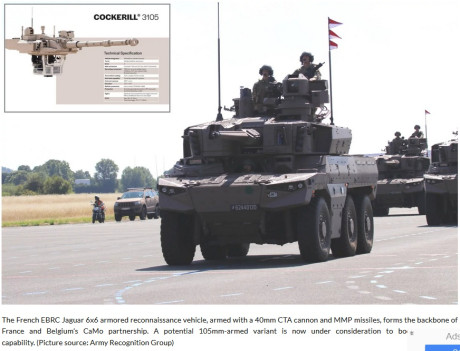 Francia y Bélgica proponen un vehículo, que van a desarrollar los dos, que en pocas palabras seria el 20