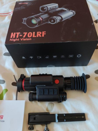 Buenos días se vende visor nocturno, solo probado en casa. nunca montado em carabina.  con medidor de 00