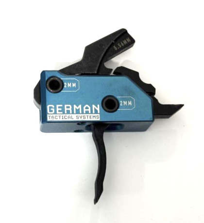 ofrece un kit de disparo Germán Tactical Systems de 3,5 Libras, 1.600 gramos de presión. El gatillo consta 01