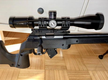 Carabina Anschütz 1761 APR Long Range, modelo con cañón más largo y disparador de 2 tiempos, NUEVA, solo 00