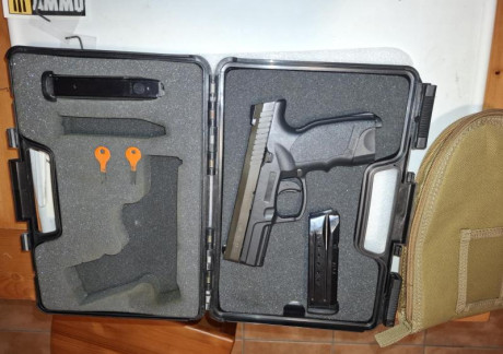 Buenos dias, vendo  pistola Steyr M9 semiautomática de origen austriaco por 300€. Esta muy nueva, solo 02