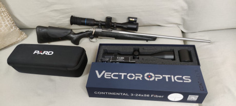 Browning Xbolt stainless , calibre 270wsm , gatillo afinado, monturas desmontables Leupold QR anillas 01