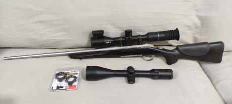 Browning Xbolt stainless , calibre 270wsm , gatillo afinado, monturas desmontables Leupold QR anillas 00