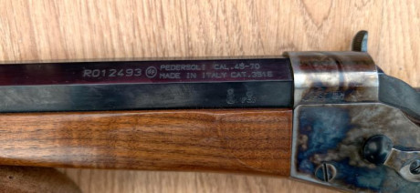 Pongo a la venta el arma de un amigo, se trata de un Rolling Block "John Bodine" 30"  de 12