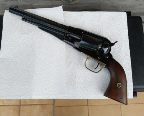 Buenos días

Cambio mi revolver pietta Remington new model army shooter, cal 44 y cañón de 8".

Quizás 21