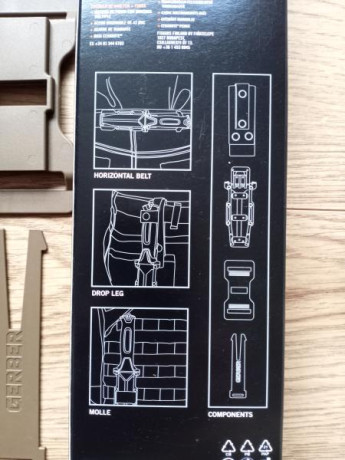 Vendo Gerber StrongArm Coyote con filo Liso, hoja fabricada en acero 420HC con revestimiento cerámico 01