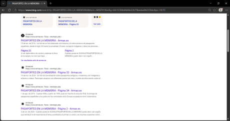  EN RECUERDO Y HOMENAJE A LOS QUE YA NO ESTÁN. 

Si pones en  GOOGLE    PASAPORTES EN LA MEMORIA   da 01