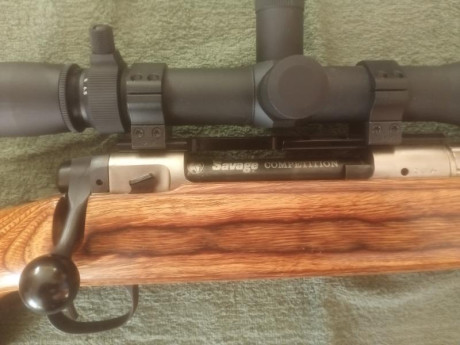 Vendo Savage 112 Competition del .308 Win por cambiar de proyecto.

Tiene carrillera móvil.y carril UIT.

Muy 00