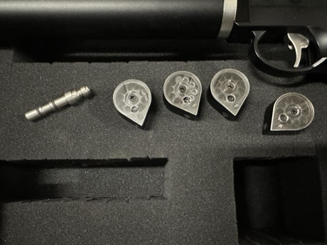 PARA INICIARSE EN EL PCP

Capacidad del depósito: 80cc.
Presión máxima de carga: 220 bares.
Manómetro 11