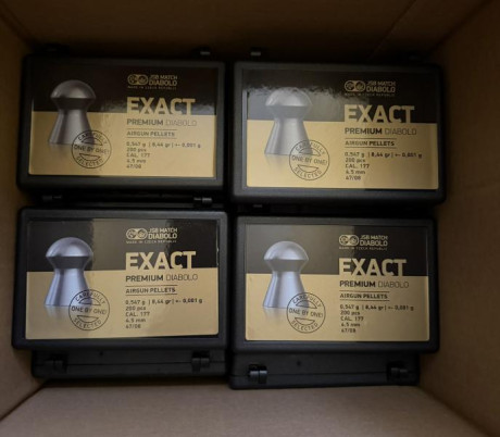 Buenas tardes
Vendo balines cal .177 (4,5mm) 0,547g
Cajas de 200un
19 cajas del lote 13500020 (3.800un)
21 11