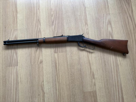 VENDO WINCHESTER 1892 CALIBRE 44-40, COPIA HECHA POR ROSSI 

Vendo Winchester 1892 calibre 44-40, copia 01