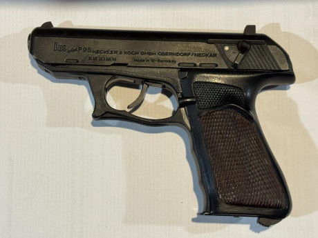 Vendo HK P9S 9mm,con dos cachas,500euros,o cambio por .22lr pistola de competicion ,un saludo. 01