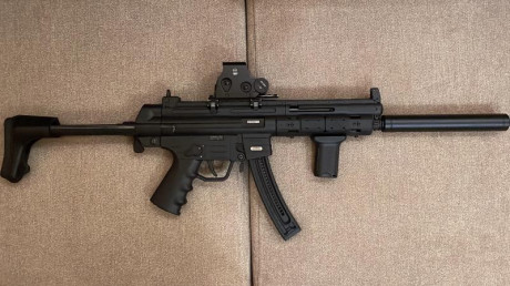 Me gustaría comprar MP5 en calibre 22lr o cambiarlo por un ar15 Smith and Wesson que Tengo en El mismo 10