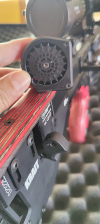 se vende carabina PCP de aire comprimido AIRMAKS KRAIT XL, calibre 4.5.
 Precisión quirúrgica y ergonomía 22