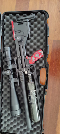 se vende carabina PCP de aire comprimido AIRMAKS KRAIT XL, calibre 4.5.
 Precisión quirúrgica y ergonomía 21