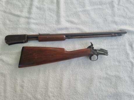 Hola, se vende carabina WINCHESTER 1906 del calibre 22 LR, 22 LARGO Y 22 SHORT en buen estado. Precio 01