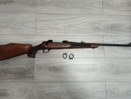 Vendo este rifle en estado normal para sus años. Lleva monturas fijas Talley.
El arma está en Gijón. Mando 172