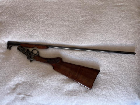 Hola compañeros
Vendo esta monotiro plegable de 9 mm marca parkemy en perfecto estado.

Aviso importante..!! 00