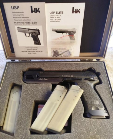    Buenas tardes.

Por necesidad de cupo pongo a la venta mi impecable y super precisa HK USP Élite de 12