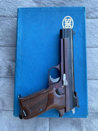 Se vende: pieza de colección o arma de fuego deportiva. SIG 210-1, calibre 9 mm Parabellum.

Gatillo deportivo.

alza 02