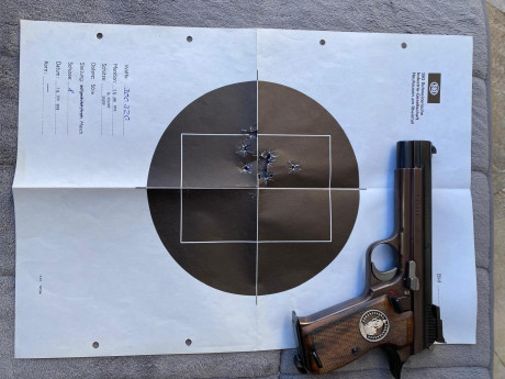 Se vende: pieza de colección o arma de fuego deportiva. SIG 210-1, calibre 9 mm Parabellum.

Gatillo deportivo.

alza 11