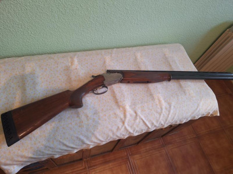 Lanber Superpuesta Sporting
Cañon 71
5 choques 
1 gatillo 
Maletín de transporte 
Se encuentra en Salamanca 01