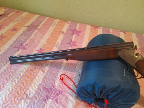 Lanber Superpuesta Sporting
Cañon 71
5 choques 
1 gatillo 
Maletín de transporte 
Se encuentra en Salamanca 00