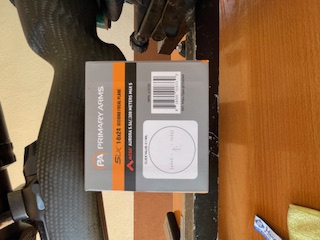 Hola, vendo este visor de gama media, marca Primary Arms para batida de 1-6x24. Está  muy muy nuevo, prácticamente 01