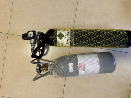Se vende por no utilizar y muy poco uso, kit completo de PCP,
Snowpeak Arcea Ónix P35 en calibre 5,5, 10