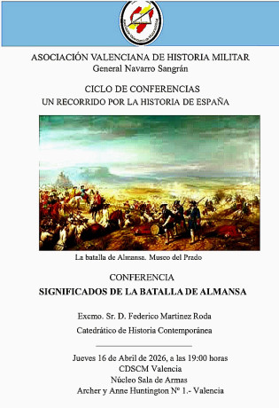 Buenas tardes a todos.

El próximo 16 de abril de 2026, a las 19:00 horas, la  Sala de Armas del Antiguo 01