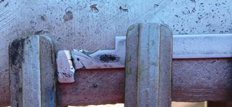 Hola, se partio el que tenia, lo solde y volvio a partir pero en la segunda soldadura se fundio demasiado 01