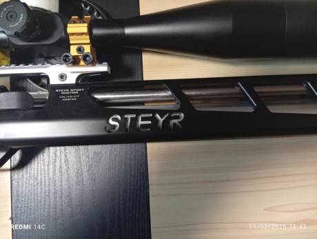 Venta de carabina Steyr challenge mas visor Falcon T50.
Por 2500€, mas gastos de envio por NACEX.
Esta 20